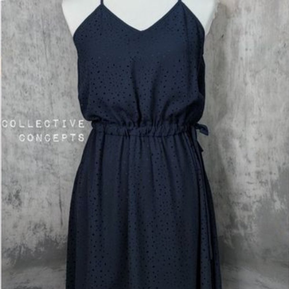 Collective Concepts Galen Side-Tie Cutout Dress - Picture 1 of 4
